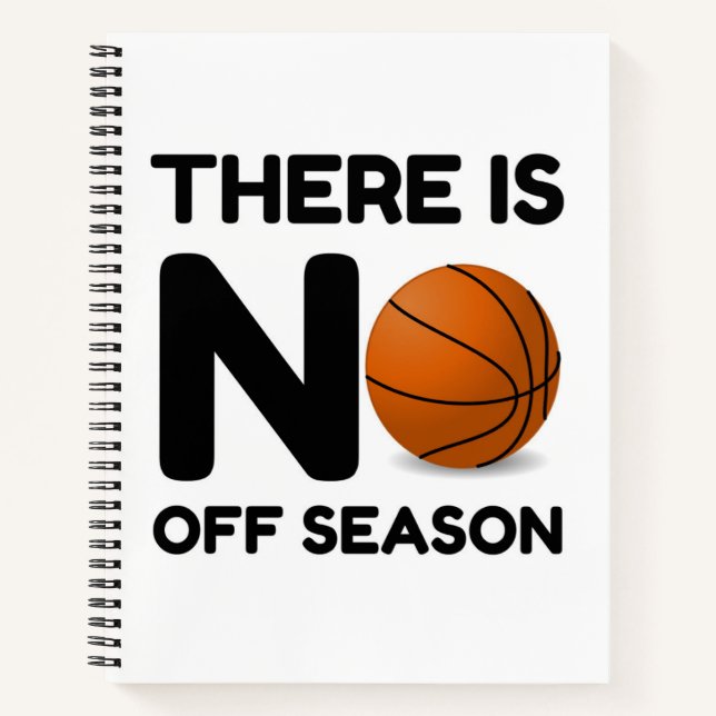 Cuaderno No Off Season Basketball (Anverso)