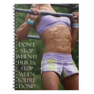 Cuaderno No parar - Motivación de la construcción de cuerpo
