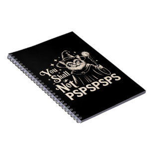 Cuaderno No Pasarás PSPSPSPS Gato Divertido Mago Papá