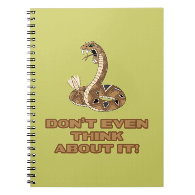 Cuaderno No pise en mí (Frente)