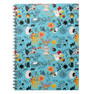 Cuaderno No pongas todos tus huevos en un doodle de cesta