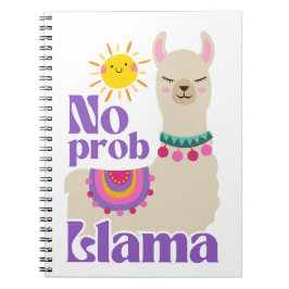 Cuaderno No Prob-Llama, se llama a la fiesta festiva Sunny