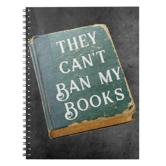 Cuaderno No pueden prohibir mis libros (Frente)