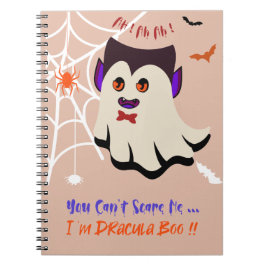Cuaderno No puedes asustarme soy el portátil Dracula Boo