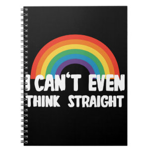 Cuaderno No puedo ni pensar con claridad divertido Orgullo 