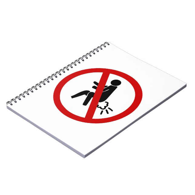 Cuaderno NO ⚠ Rótulo de inodoros tailandeses divertidos ⚠ (Lado Izquierdo)