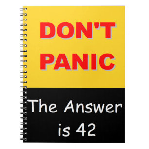 Cuaderno No se atierre - la respuesta es 42