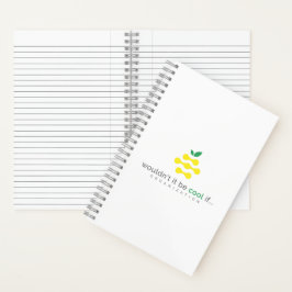 Cuaderno ¿No sería Guay si...Org espiral portátil