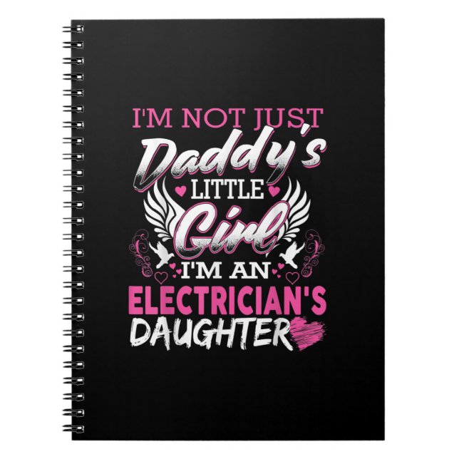 Cuaderno No solo papi pequeña chica, soy un regalo de elect (Frente)