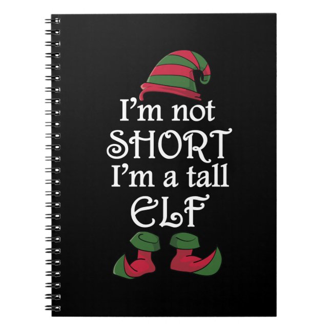 Cuaderno No soy bajo, soy un elfo alto (Frente)