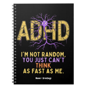 Cuaderno No Soy Divertido al Azar Tengo Cita de TDAH Regalo