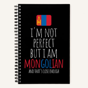 Cuaderno No soy perfecta pero soy mongol de Mongolia N