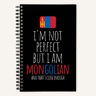 Cuaderno No soy perfecta pero soy mongol de Mongolia N