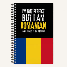 Cuaderno No soy perfecta, pero soy rumana de Rumania