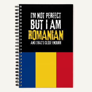 Cuaderno No soy perfecta, pero soy rumana de Rumania