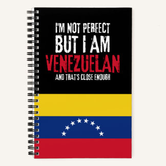 Cuaderno No soy perfecta pero soy venezolana de Venezuela