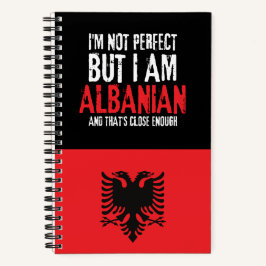Cuaderno No soy perfecto, pero soy albanés de Albania