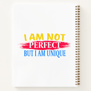 Cuaderno No soy perfecto, pero soy único