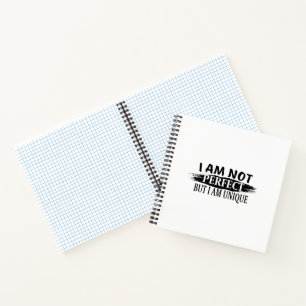 Cuaderno No soy perfecto, pero soy único