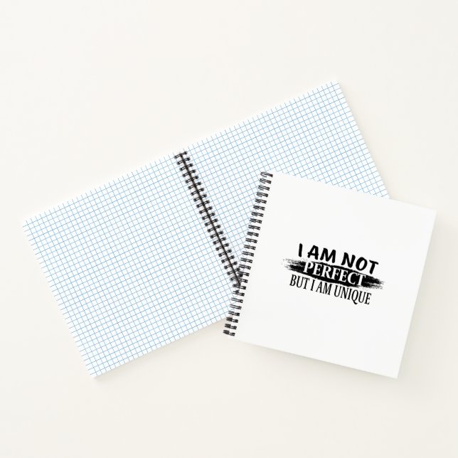 Cuaderno No soy perfecto, pero soy único (Interior)