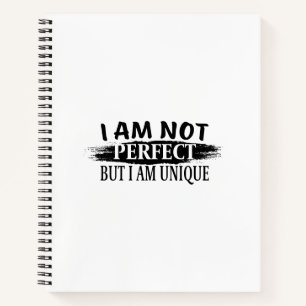 Cuaderno No soy perfecto, pero soy único