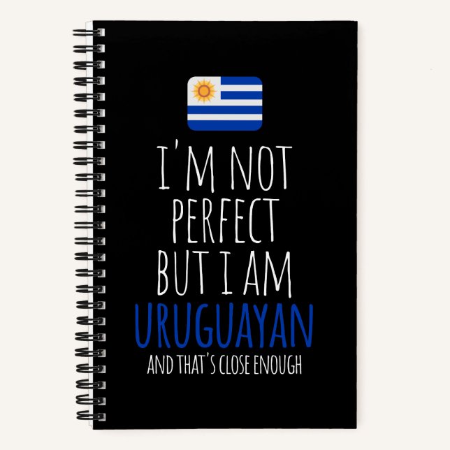 Cuaderno No soy perfecto pero soy uruguayo de Uruguay no (Anverso)