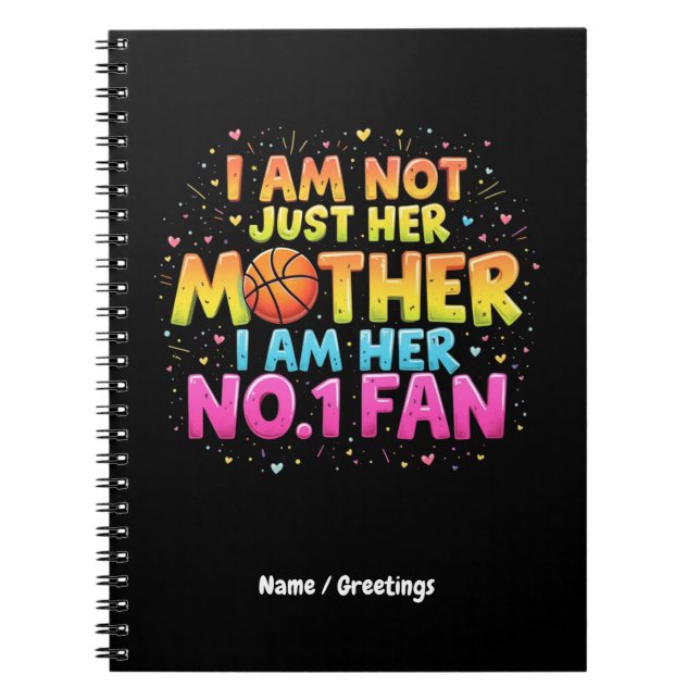 Cuaderno No Soy Solo Su Madre, Soy Su Fan Número 1 (Frente)