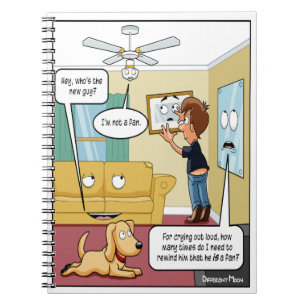 Cuaderno No soy un fan Punny Notebook