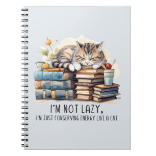 Cuaderno No soy un gato perezoso
