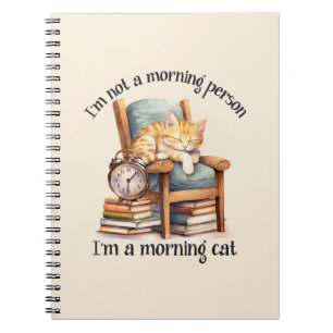 Cuaderno No soy una persona matutina