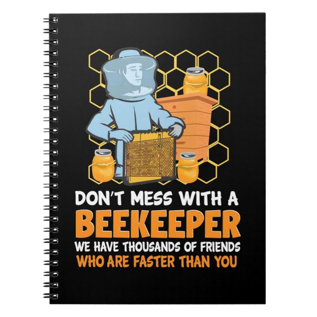 Cuaderno No te metas con un apicultor (Frente)