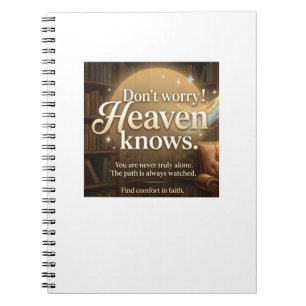 Cuaderno ¡No te preocupes! El cielo sabe