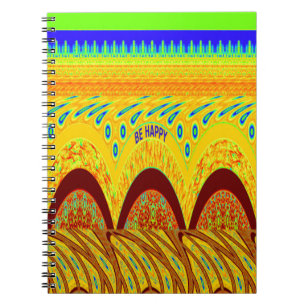 Cuaderno No te preocupes por ser feliz diseño de impresión 