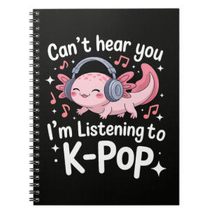 Cuaderno No Te Puedo Escuchar Estoy Escuchando K-Pop