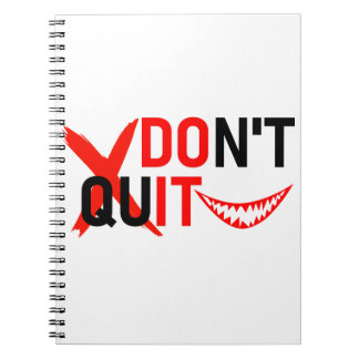 Cuaderno NO TE RINDAS – Diseño de Motivación Rojo Intenso