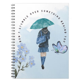 Cuaderno No te tropiezes por algo detrás de ti