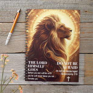 Cuaderno No tenga miedo de la deuteronomía 31:8