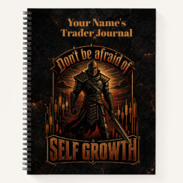 Cuaderno No Tengas Miedo Al Crecimiento Personal Oscuro Agr