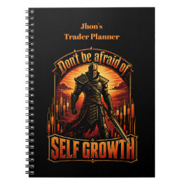 Cuaderno No Tengas Miedo de Caballero de Comercio de Crecim