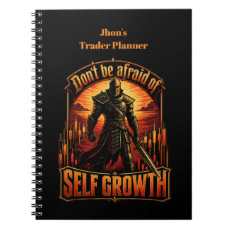 Cuaderno No Tengas Miedo de Caballero de Comercio de Crecim