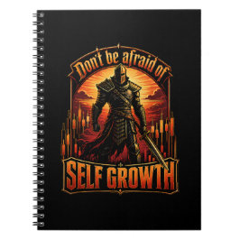 Cuaderno No Tengas Miedo de Caballero de Comercio de Crecim