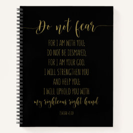 Cuaderno No Tengas Miedo De Estar Contigo, Isaías 41:10