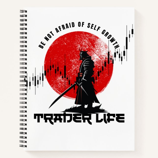 Cuaderno No tengas miedo | Motivación comercial | Samurai (Anverso)