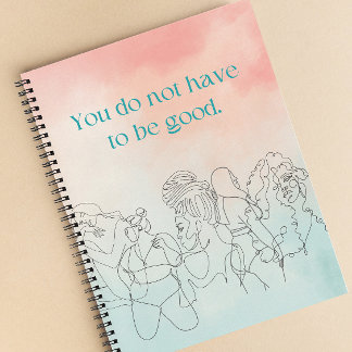 Cuaderno No Tiene Que Ser Un Bloc De Notas Azul Y Peach