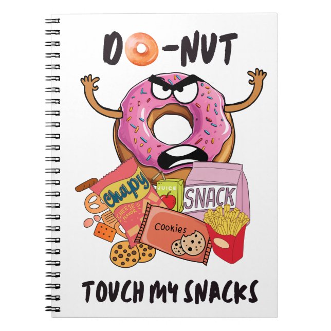 Cuaderno No tocar mis bocadillos (Frente)