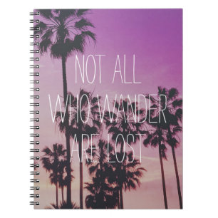 Cuaderno No todos los que deambulan se pierden personalizad