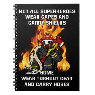 Cuaderno No todos los superhéroes... bombero