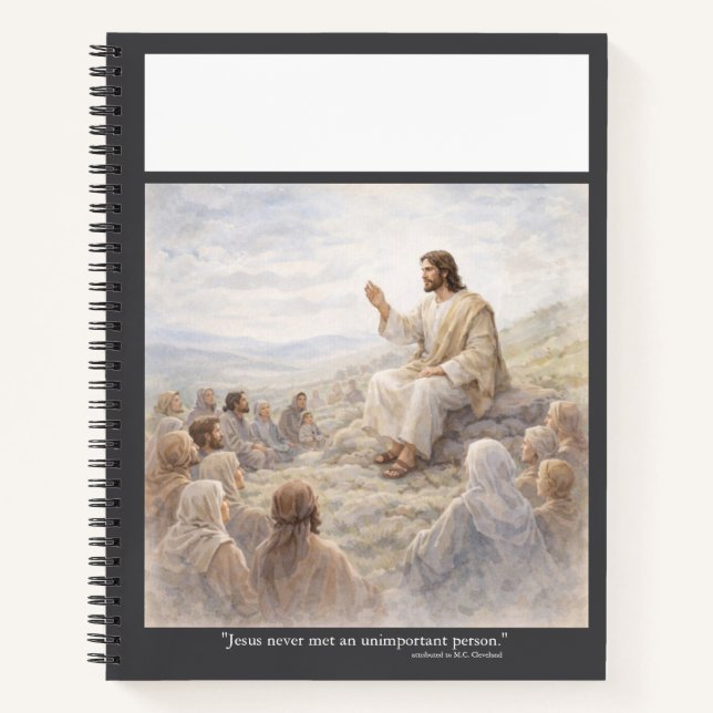 Cuaderno No unimportant person (Anverso)