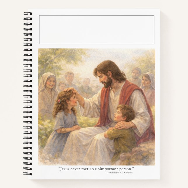 Cuaderno No unimportant person (Anverso)