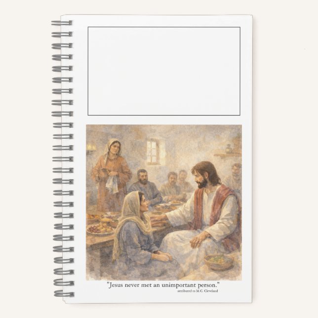 Cuaderno No unimportant person (Anverso)